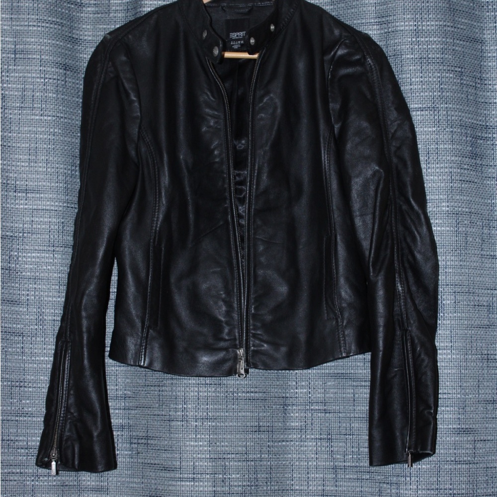 Esprit Black Leather Jacket
